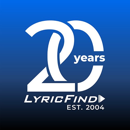 LyricFind 20 Year logo