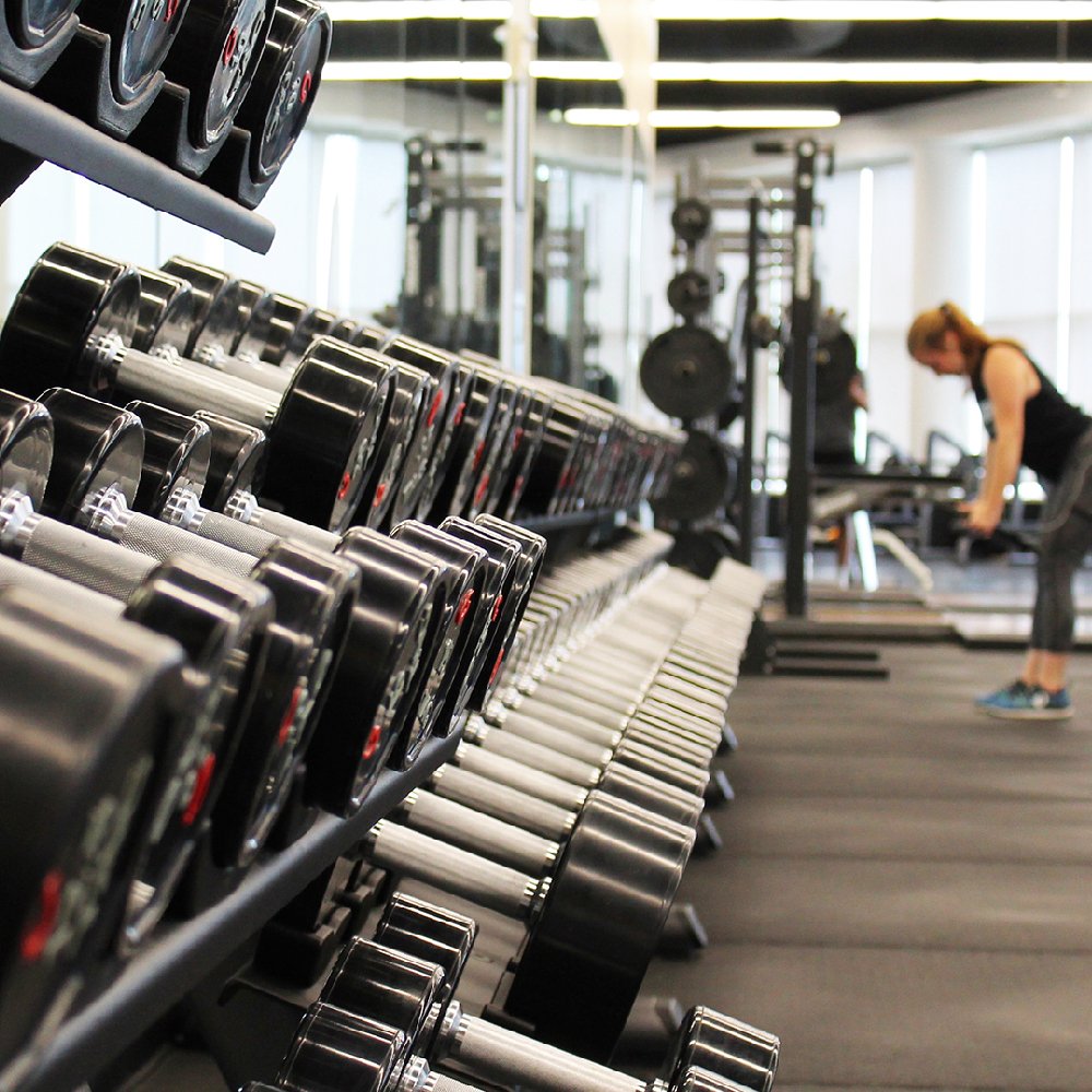 Weights in gym