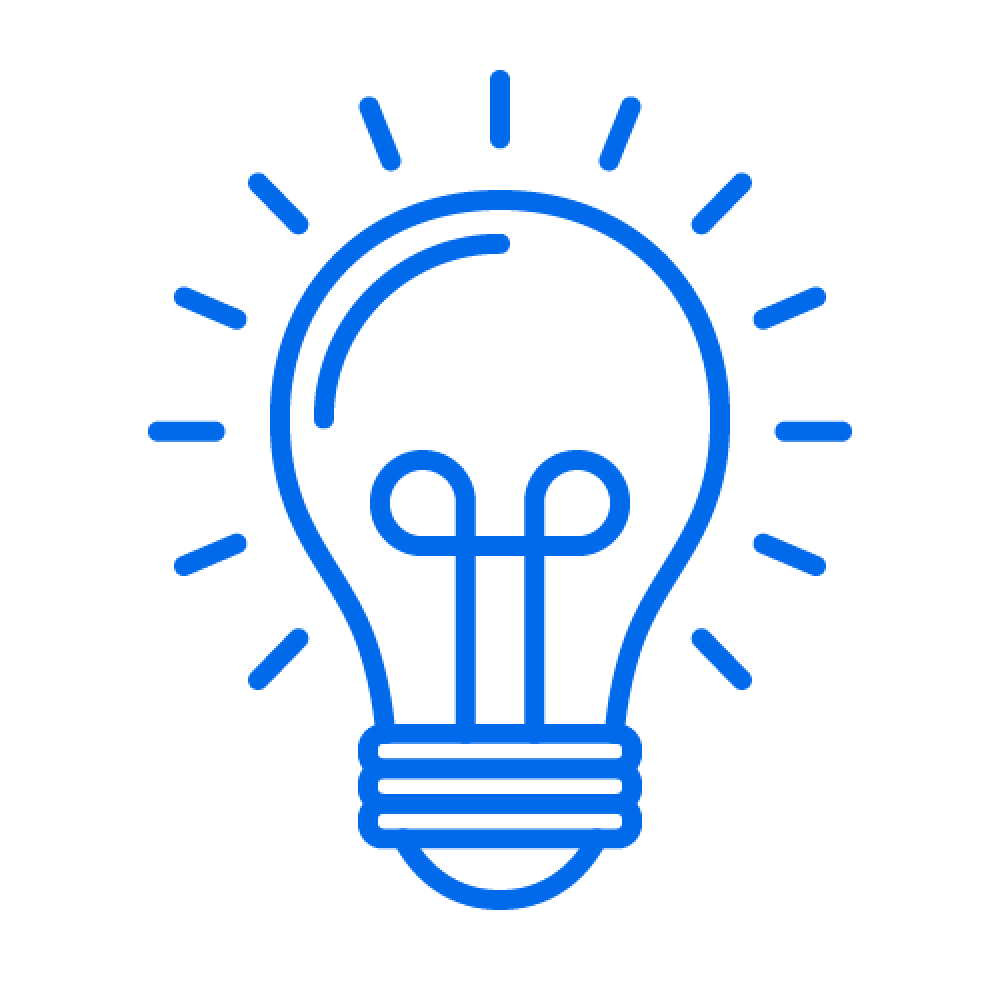 Icon representing innovation